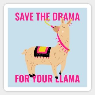 No Drama Llama Sticker